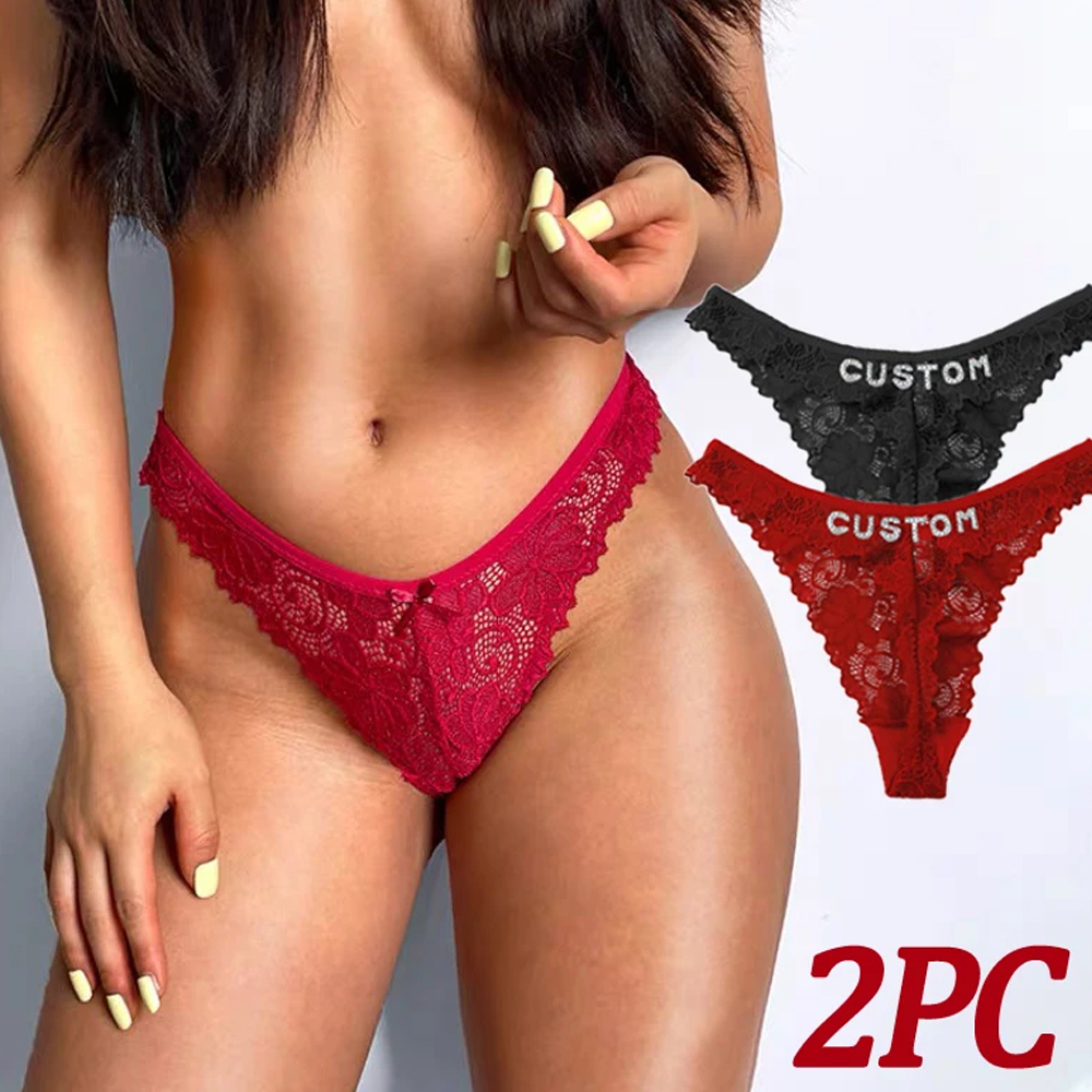 Body Jewelry Names - Custom Thong Panties with Name Sexy