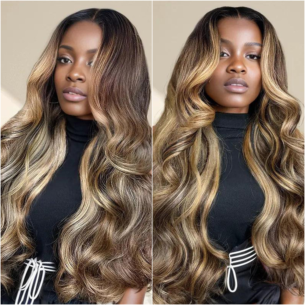 Body Jewelry Underwear - Highlight 13x4 Body Wave Lace Frontal