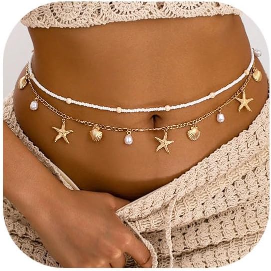 Starfish Waist Chain Women Adj - Body Jewelry Helix incelemesi ve fiyatı