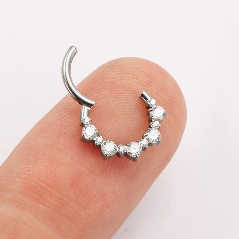 ASTM F136 TItanium Daith Click - Septum Clicker Ring incelemesi ve fiyatı