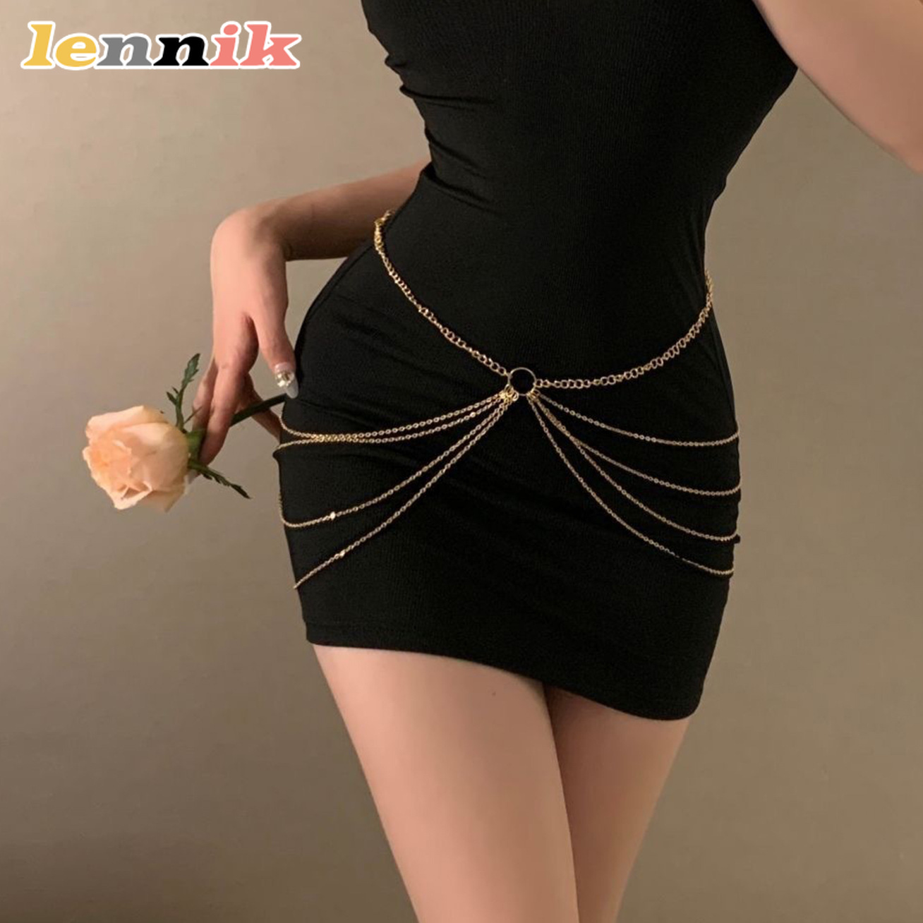 LENNIK Tassel Metal Multi-Laye - Qualiti Body Jewelry incelemesi ve fiyatı