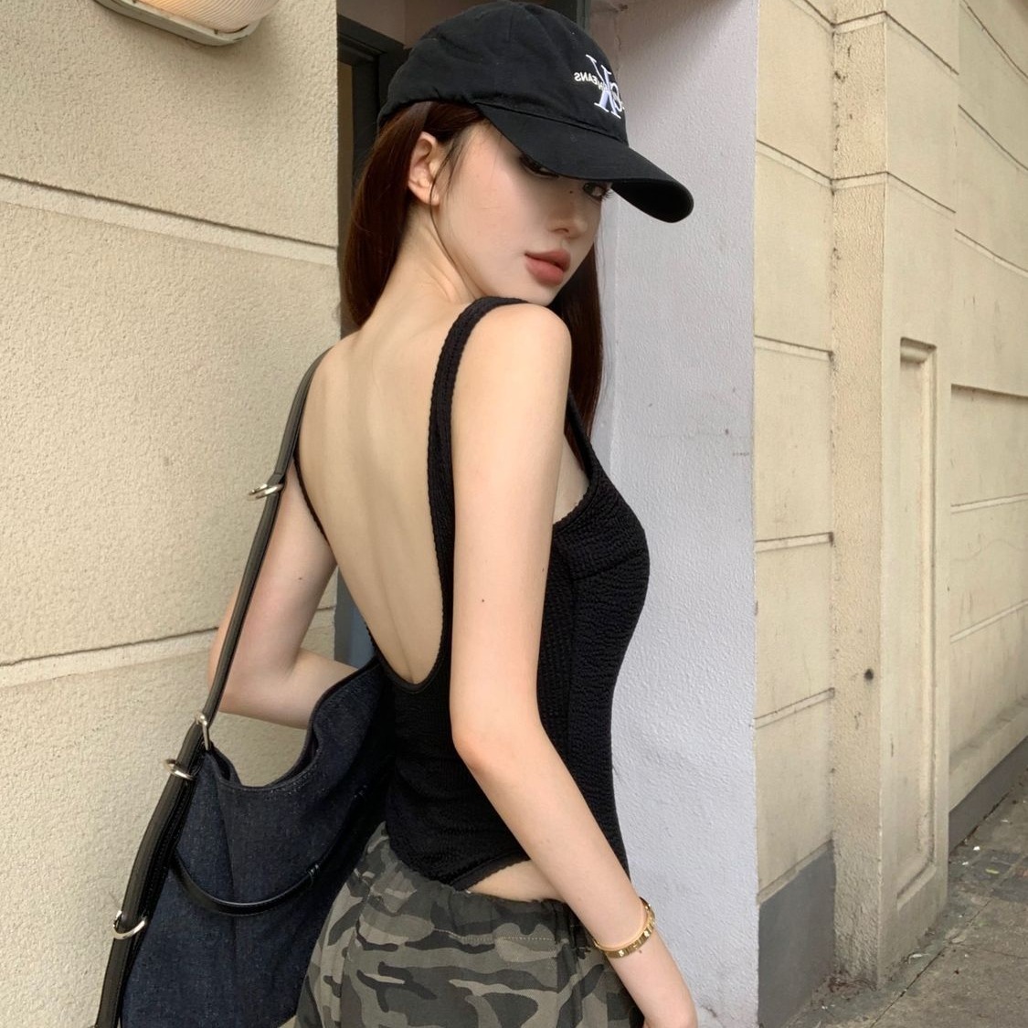 Black Strappy Bodysuit Sexy Ba - Body Jewelry For Women incelemesi ve fiyatı