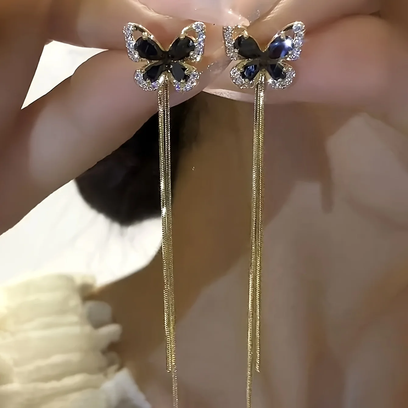 [NEW] A 2pcs, black butterfly  - Body Jewelry And Earrings incelemesi ve fiyatı