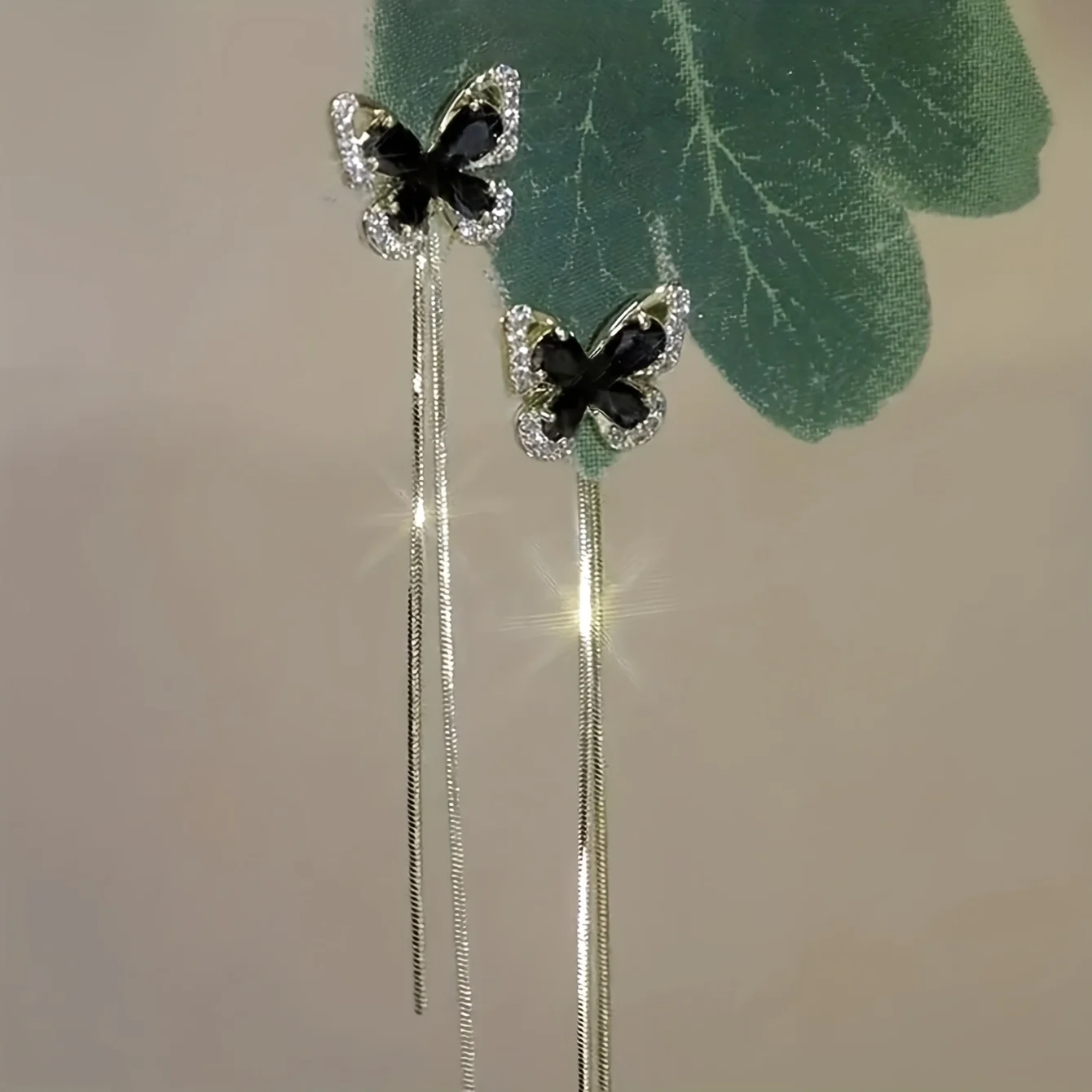 [NEW] A 2pcs, black butterfly  - Body Jewelry And Earrings incelemesi ve fiyatı