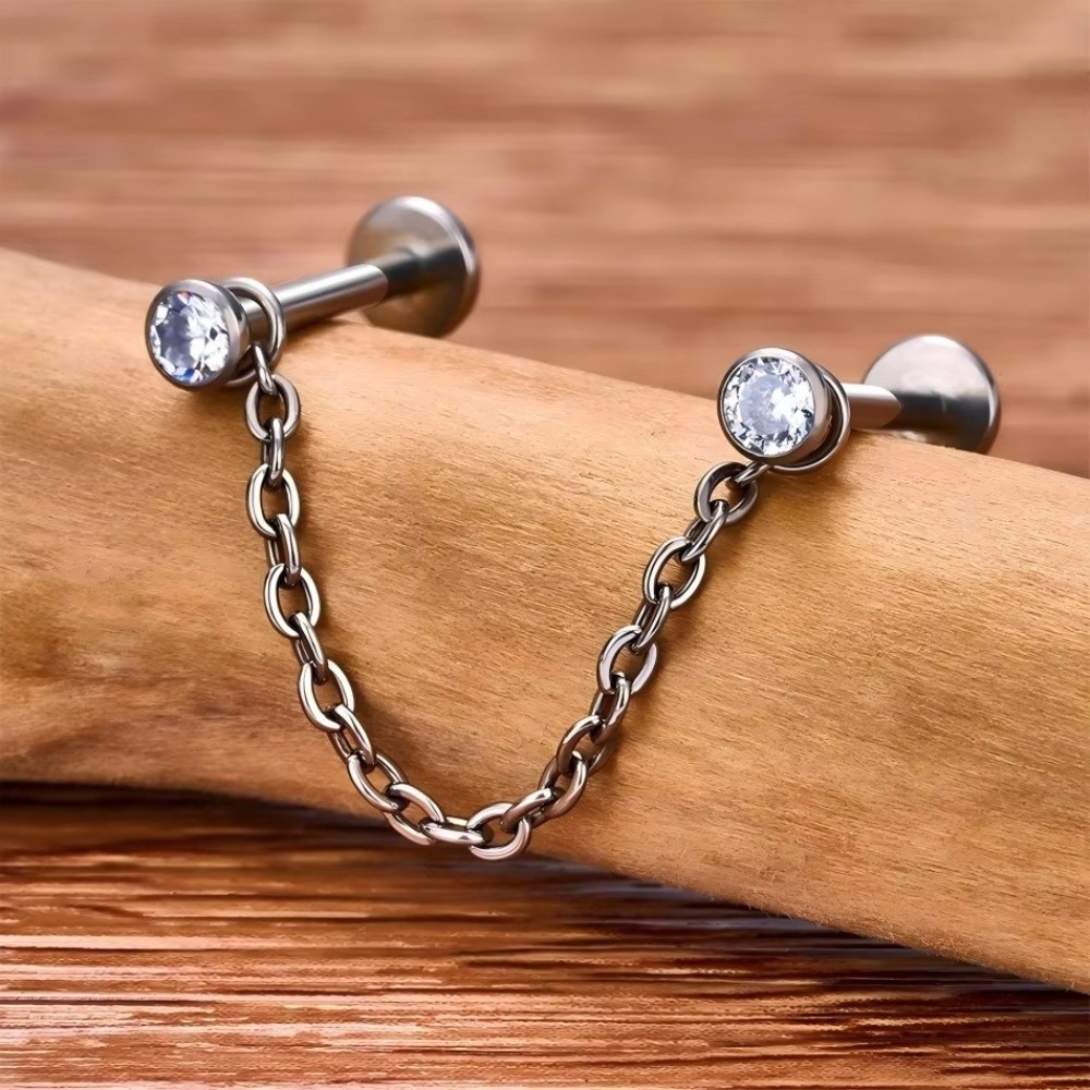 Fashion Titanium Nose Chain Th - Body Jewelry Ear Piercing incelemesi ve fiyatı