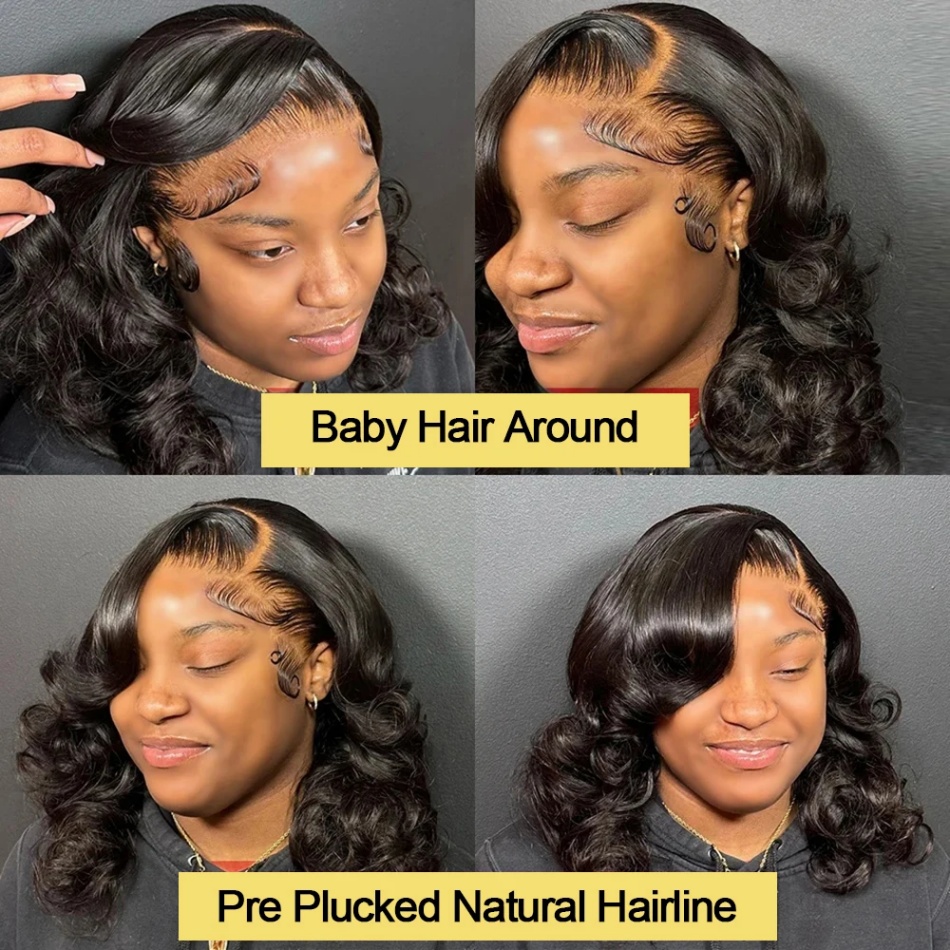 4X4 5X5 Glueless Bob Body Wave - Body Jewelry Underwear incelemesi ve fiyatı