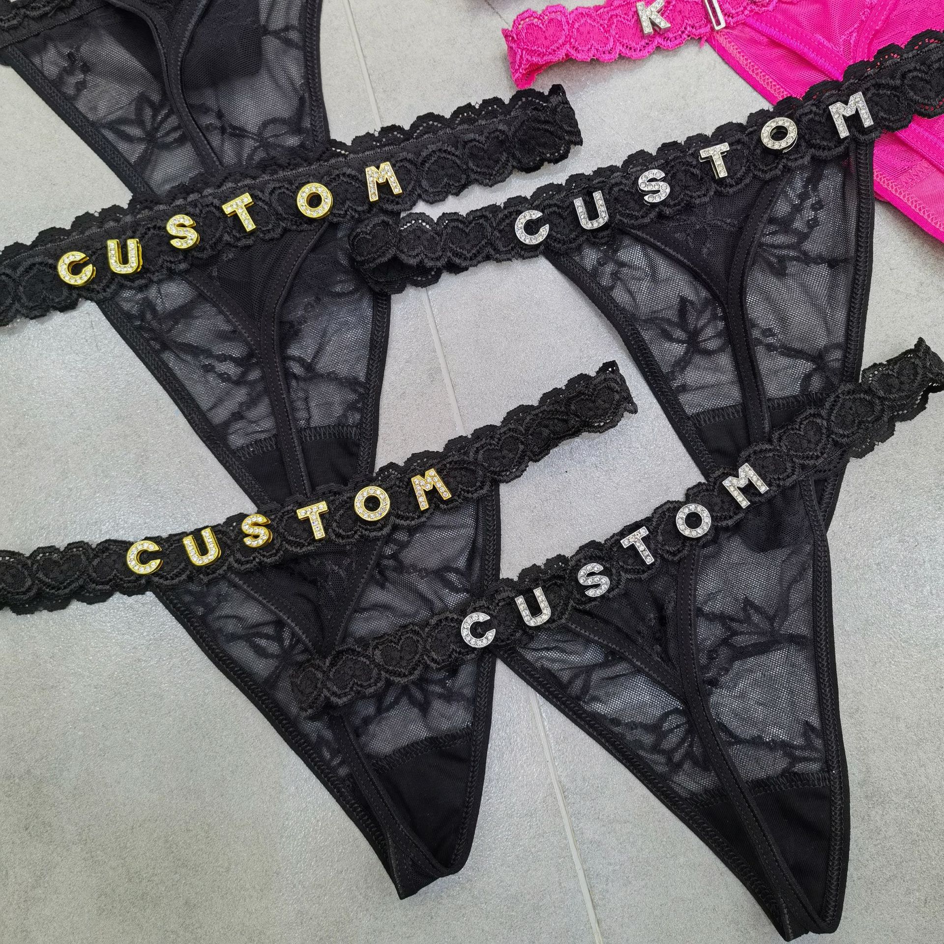Customize Thongs Crystal Name  - Body Jewelry For Women incelemesi ve fiyatı