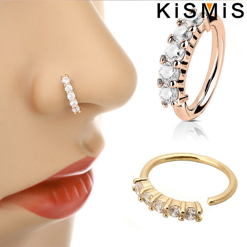 Hoop Nose Rings Small Hoop Ear - Body Jewelry And Earrings incelemesi ve fiyatı