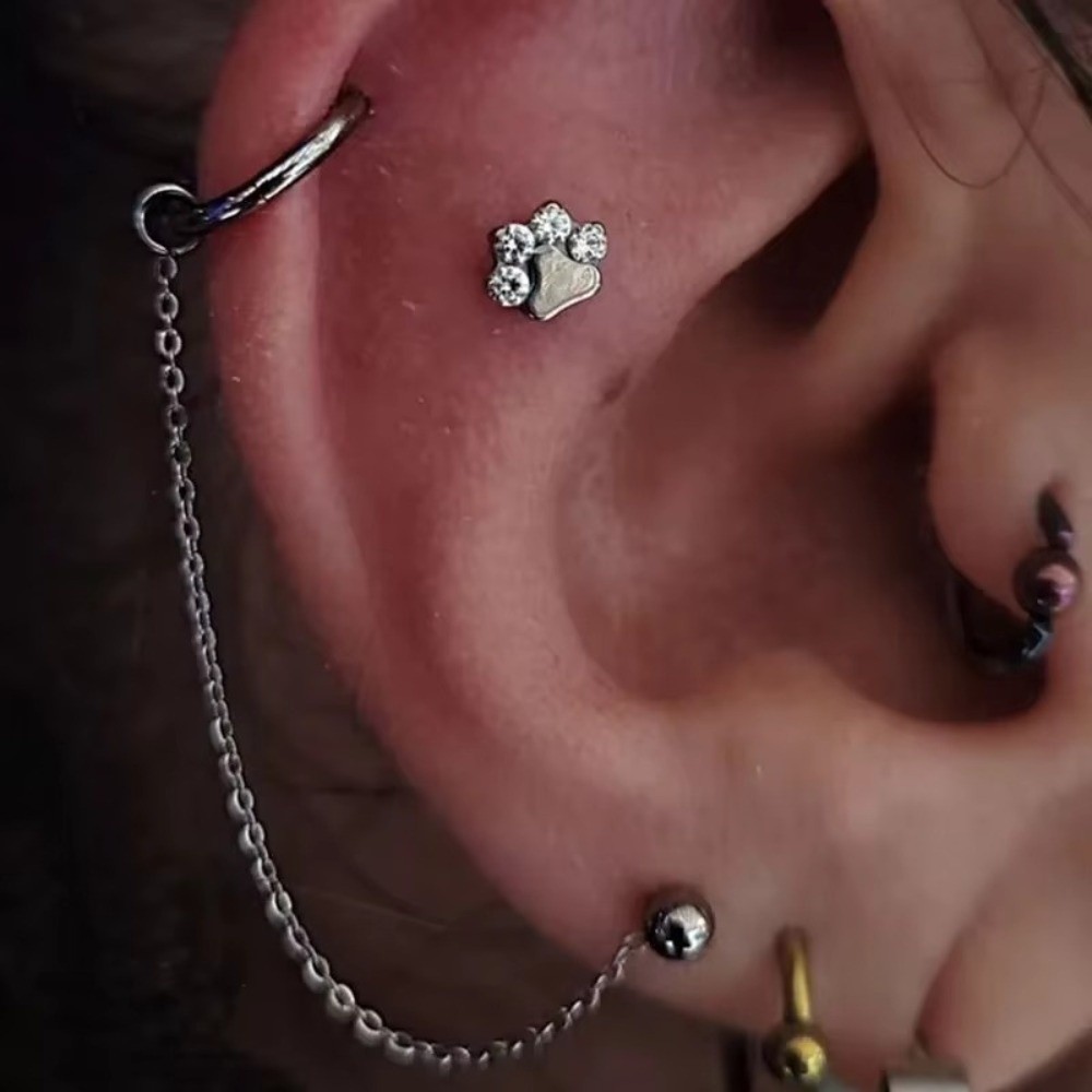 Fashion Titanium Nose Chain Th - Body Jewelry Ear Piercing incelemesi ve fiyatı