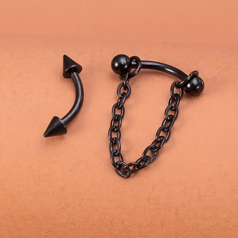 2pcs Stainless Steel Curved Ba - Eyebrow Curved Barbell incelemesi ve fiyatı
