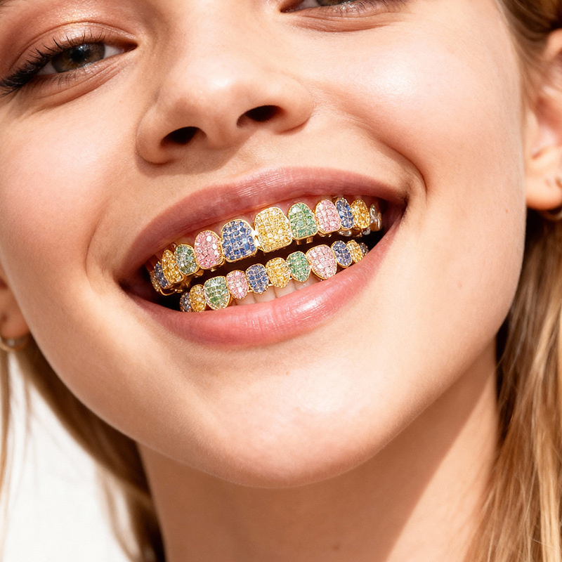 New Exquisite Hip-Hop Full Dia - Body Jewelry Real Diamonds incelemesi ve fiyatı