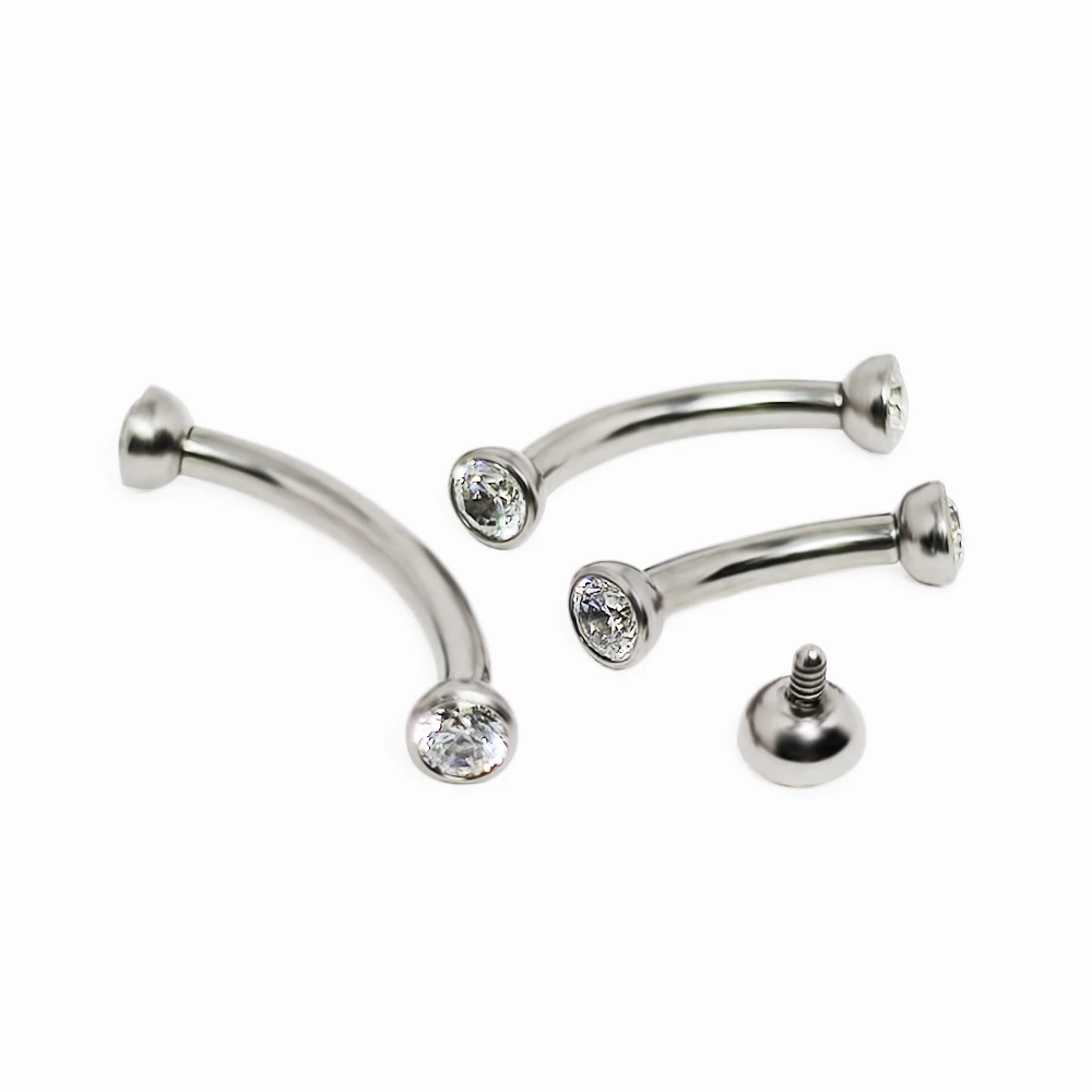F136 Titanium Piercings Eyebro - Eyebrow Curved Barbell incelemesi ve fiyatı