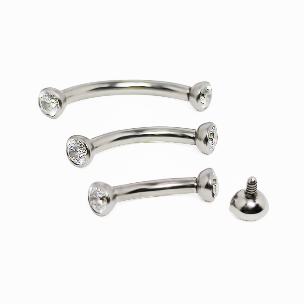F136 Titanium Piercings Eyebro - Eyebrow Curved Barbell incelemesi ve fiyatı