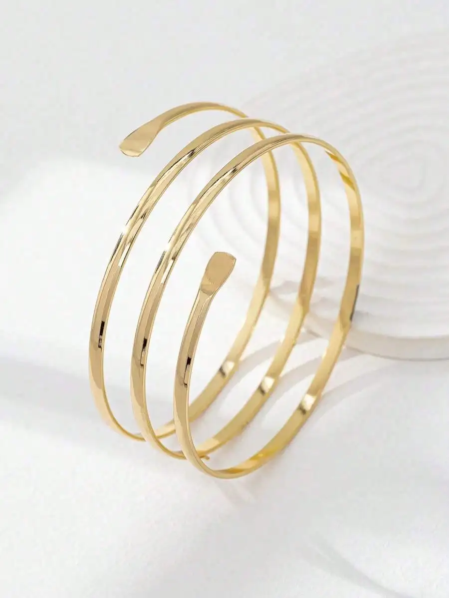 1pc Women Metal Wire Armband,  - Body Jewelry For Women incelemesi ve fiyatı