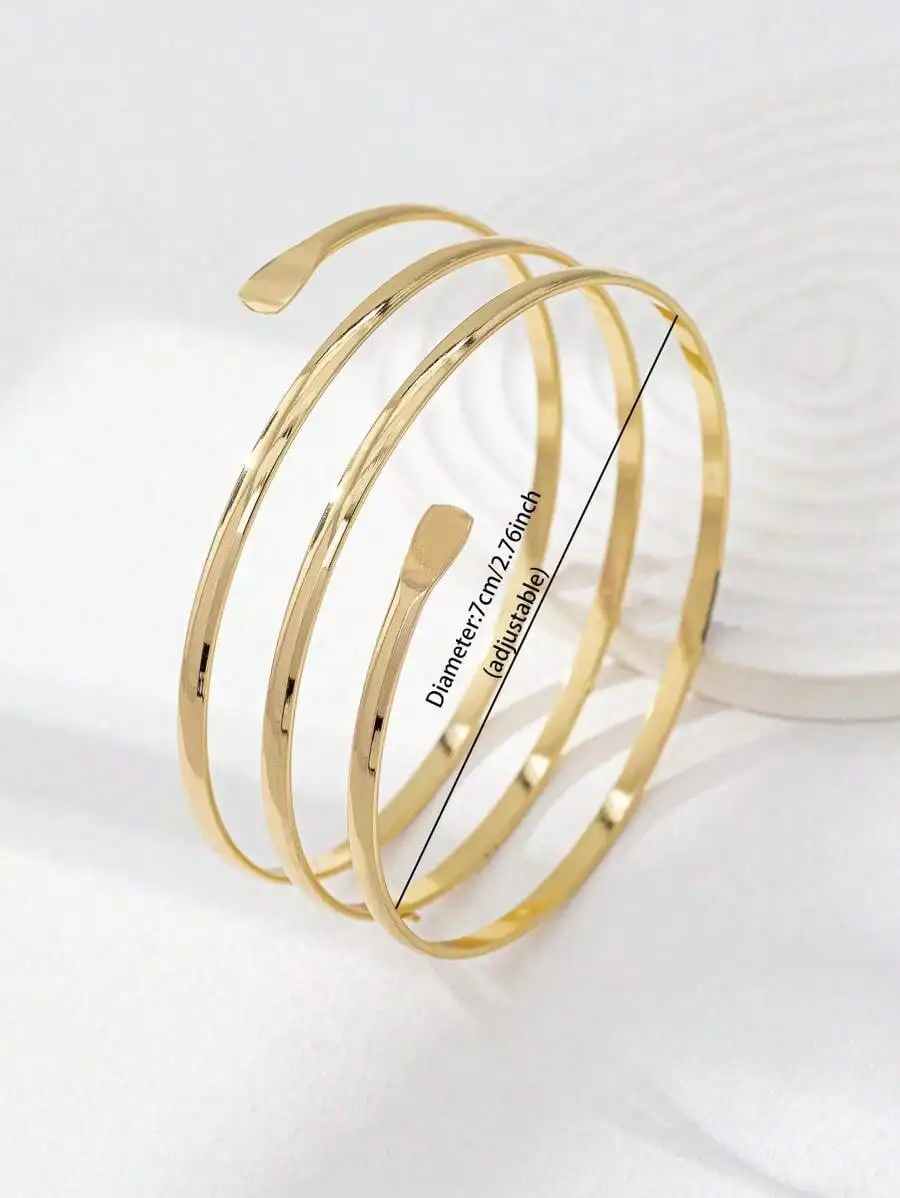 1pc Women Metal Wire Armband,  - Body Jewelry For Women incelemesi ve fiyatı