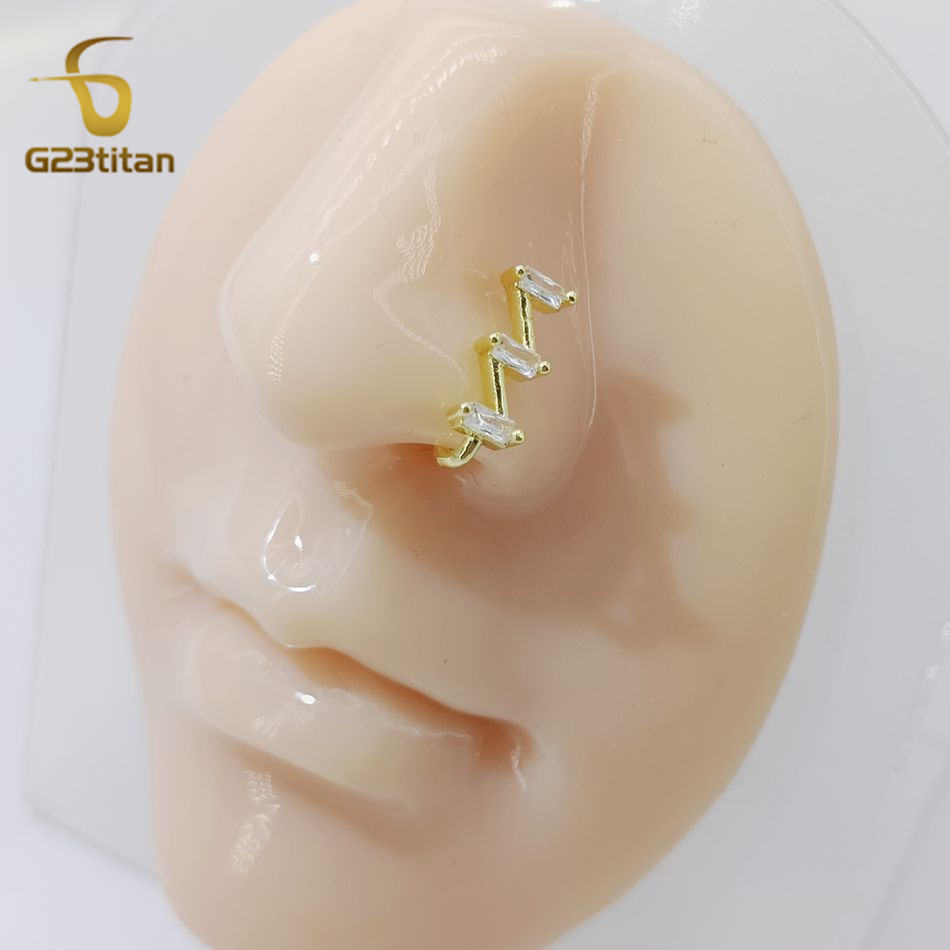 1pc Fake Nose Piercing Ring Wo - Body Jewelry Ear Piercing incelemesi ve fiyatı