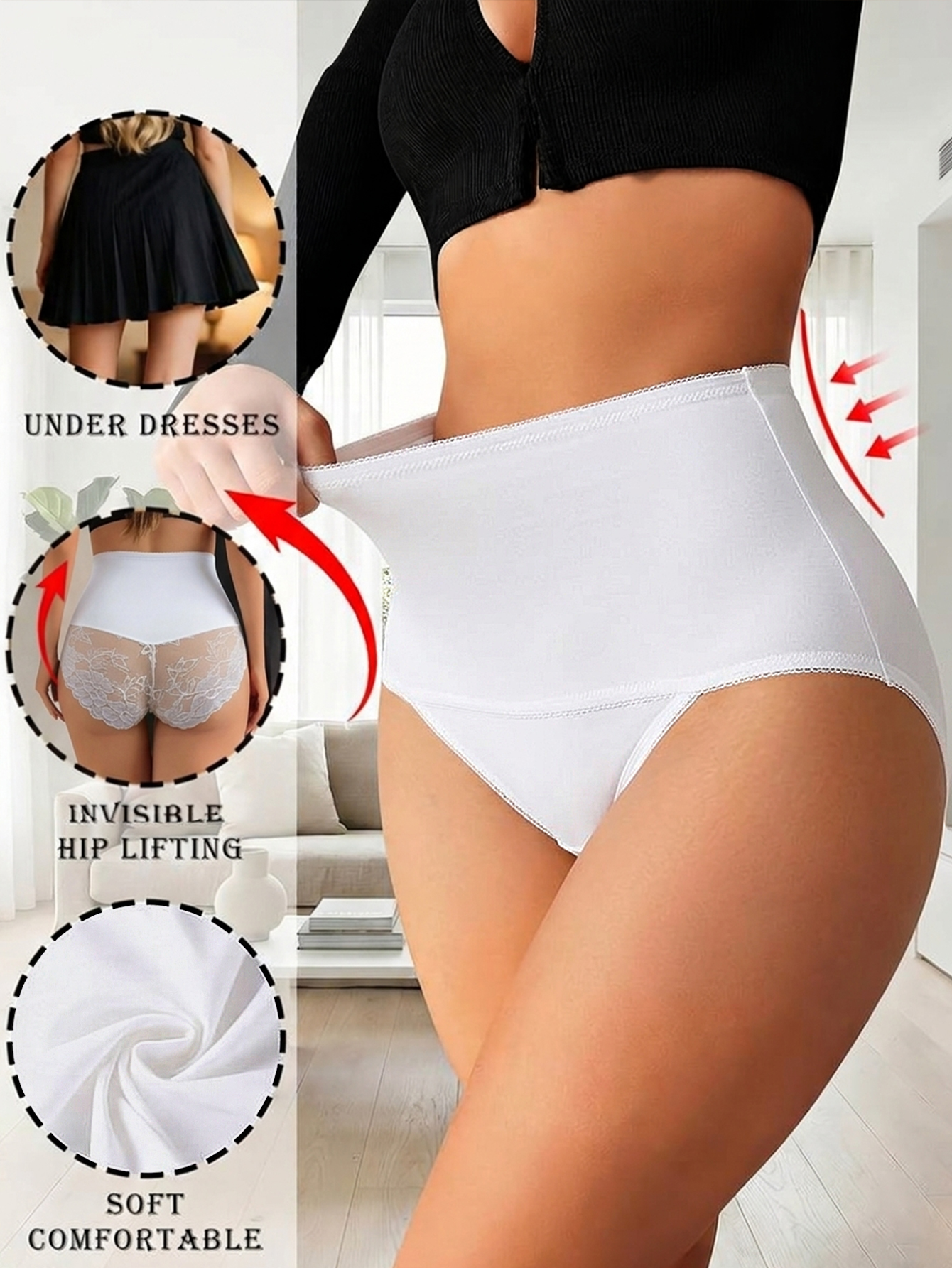 Women High Waist Tummy Control - Body Jewelry Underwear incelemesi ve fiyatı