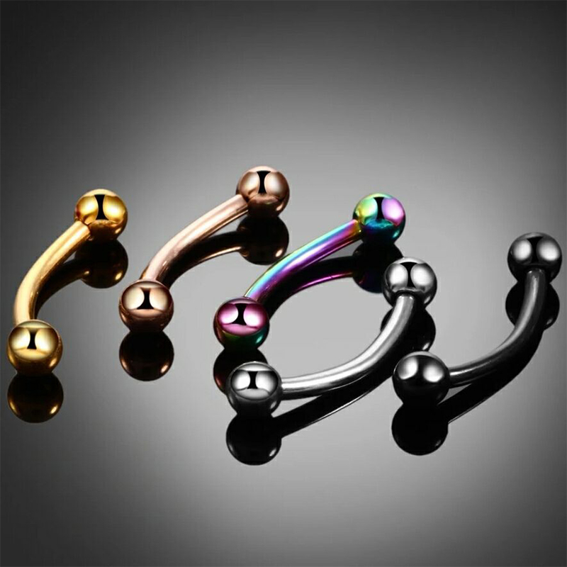 20pc/set Steel Eyebrow Banana  - Eyebrow Curved Barbell incelemesi ve fiyatı