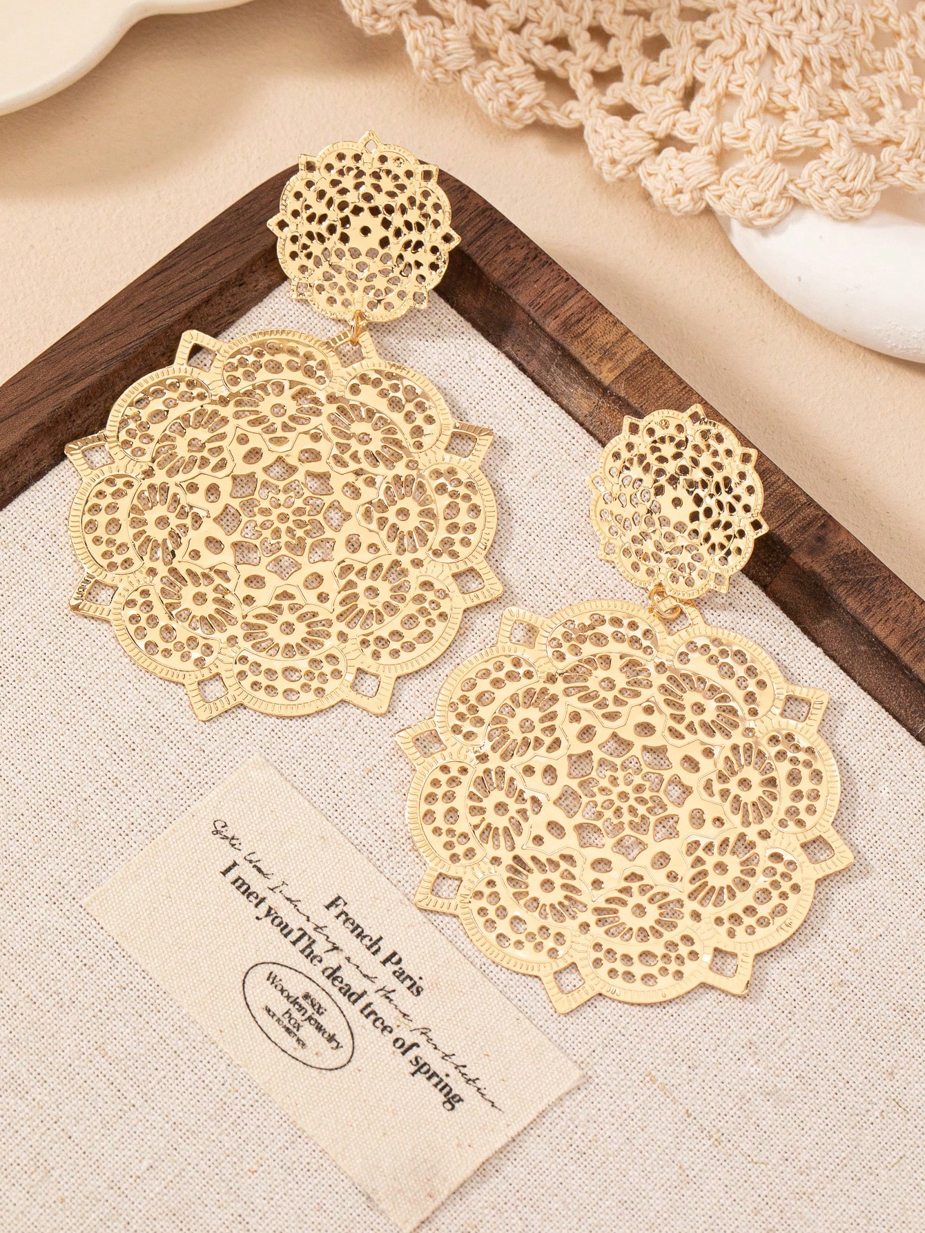 2pcs/Set Exaggerated European  - Body Jewelry And Earrings incelemesi ve fiyatı