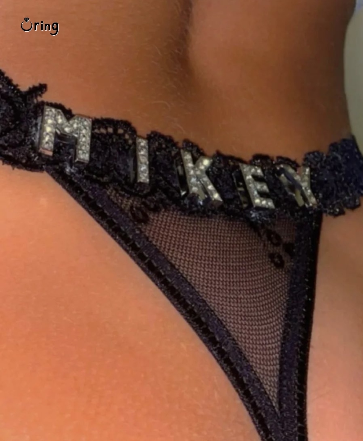 Custom Thongs with Name for Bo - Body Jewelry Names incelemesi ve fiyatı