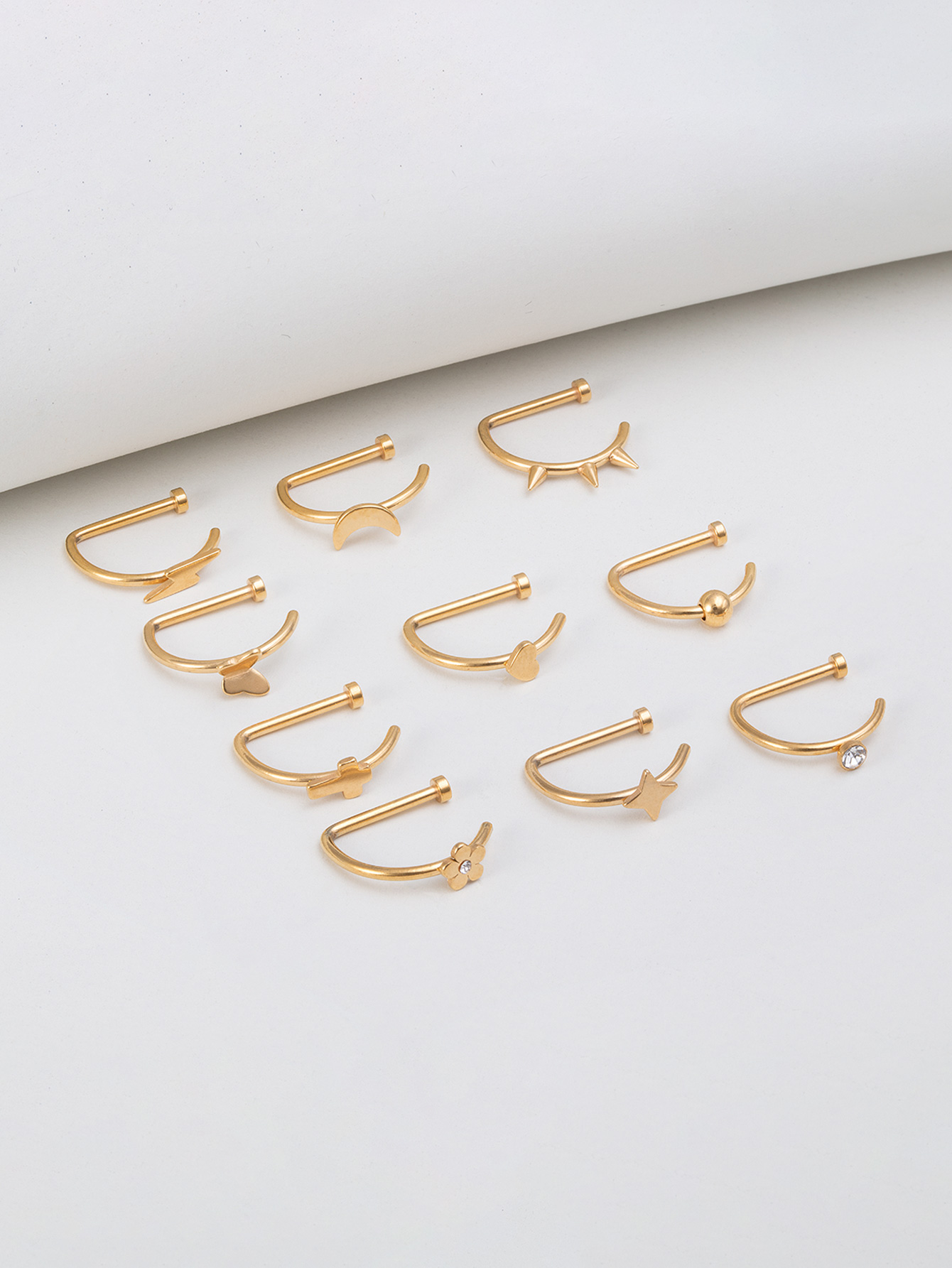 1pc Weld Rivet Butterfly D Sha - Septum Clicker Ring incelemesi ve fiyatı