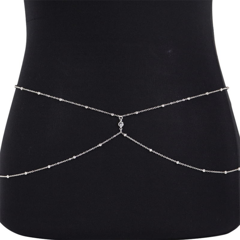 Clear Rhinestone Beaded Belly  - Body Jewelry Helix incelemesi ve fiyatı