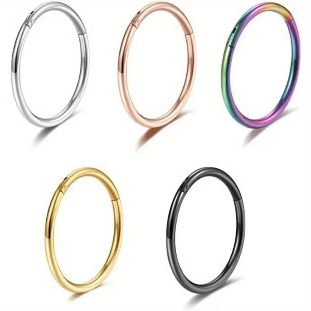316 Surgical Steel Hinged Nose - Septum Clicker Ring incelemesi ve fiyatı