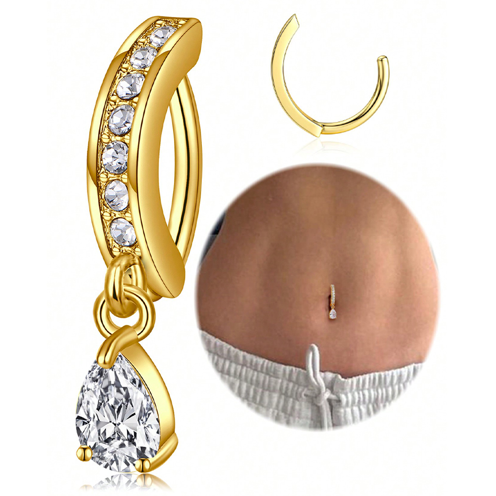 1PC 14G 10mm Belly Button Ring - Septum Clicker Ring incelemesi ve fiyatı