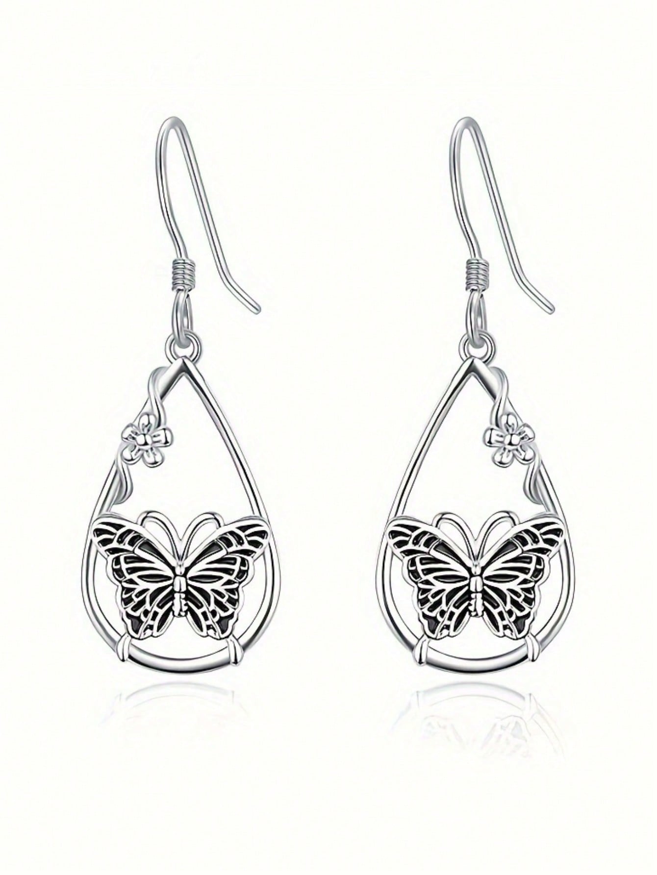 1pair Vintage Fashionable Wate - Body Jewelry And Earrings incelemesi ve fiyatı
