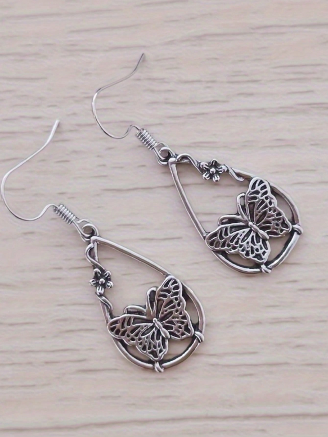 1pair Vintage Fashionable Wate - Body Jewelry And Earrings incelemesi ve fiyatı