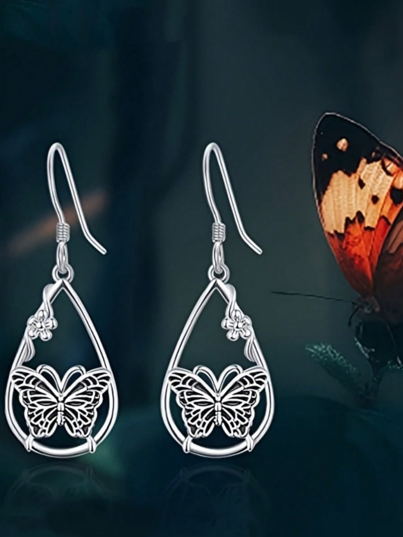 1pair Vintage Fashionable Wate - Body Jewelry And Earrings incelemesi ve fiyatı
