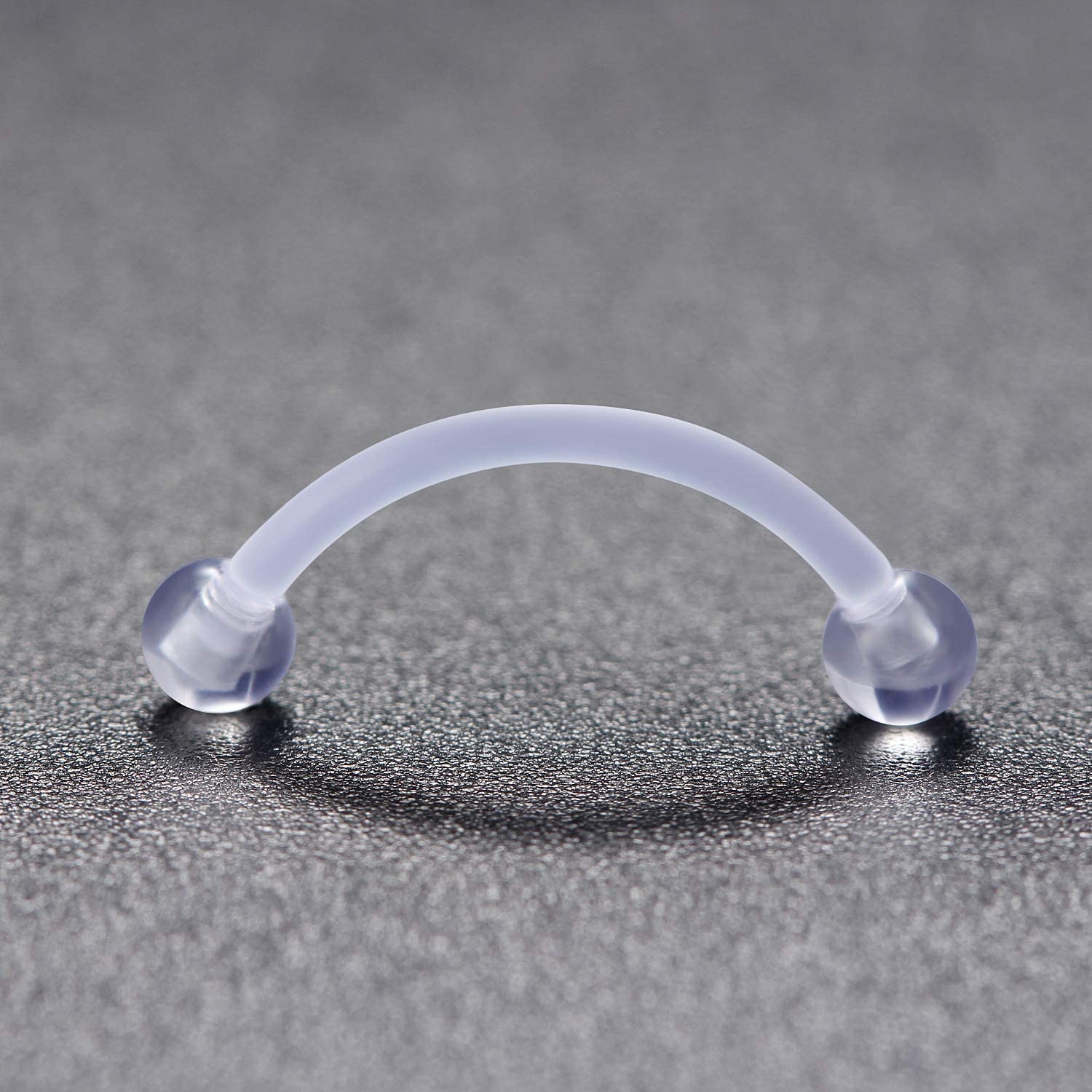 16G Clear Acrylic Bioflex Stai - Eyebrow Curved Barbell incelemesi ve fiyatı
