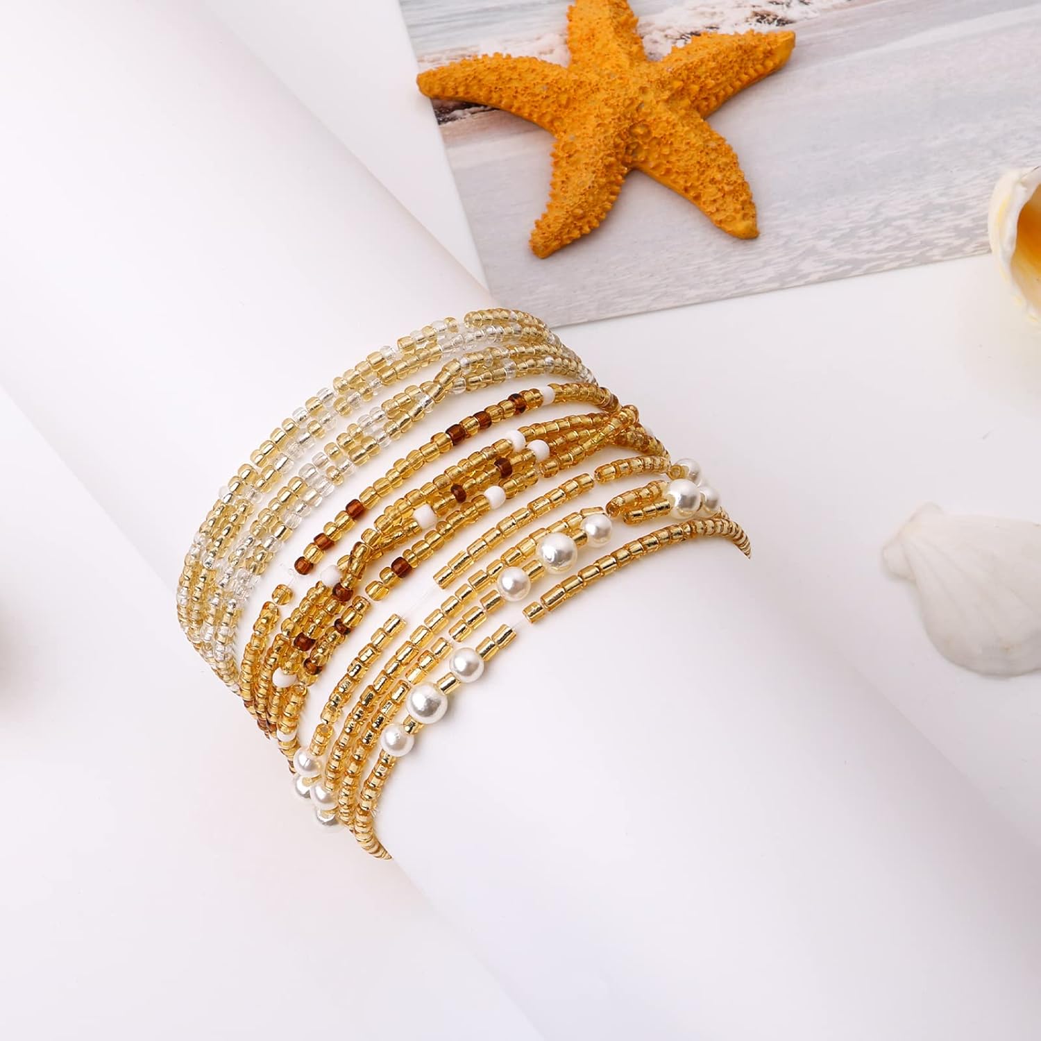 Waist Beads for Women Belly Be - Body Jewelry Helix incelemesi ve fiyatı