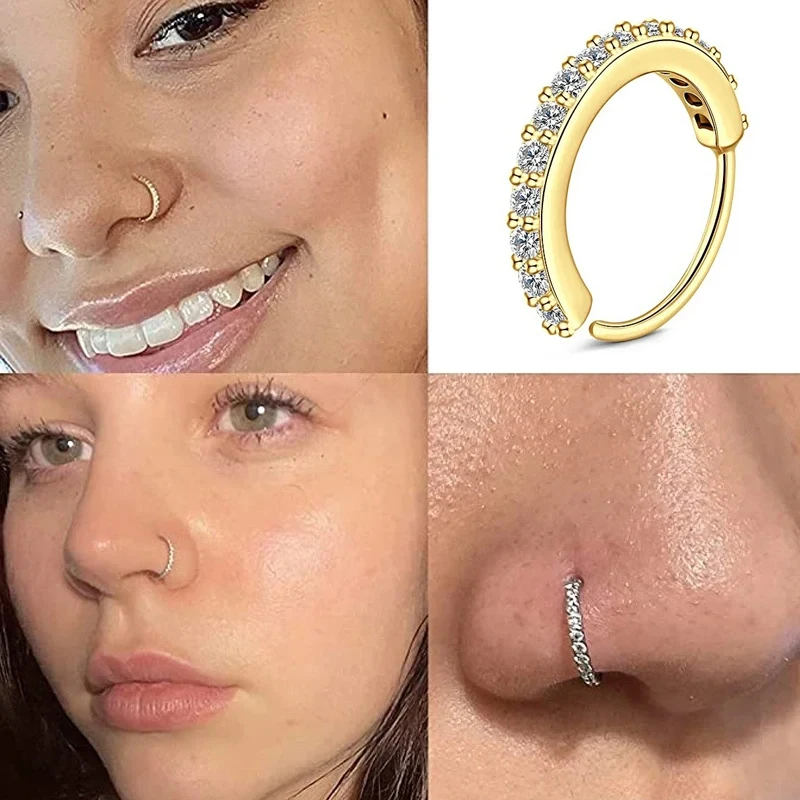Cubic Zircon Fake Nose Ring fo - Septum Clicker Ring incelemesi ve fiyatı