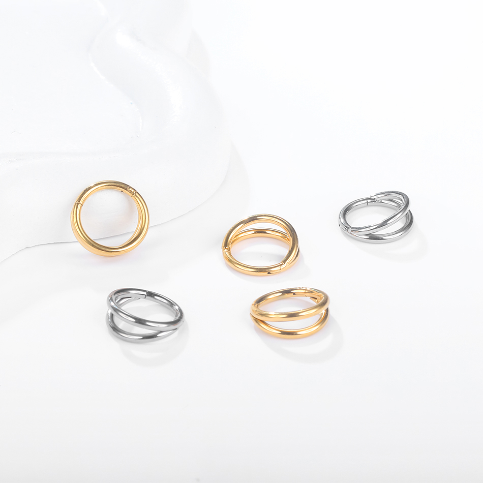 1pc Titanium Cartilage Hoop Ea - Septum Clicker Ring incelemesi ve fiyatı