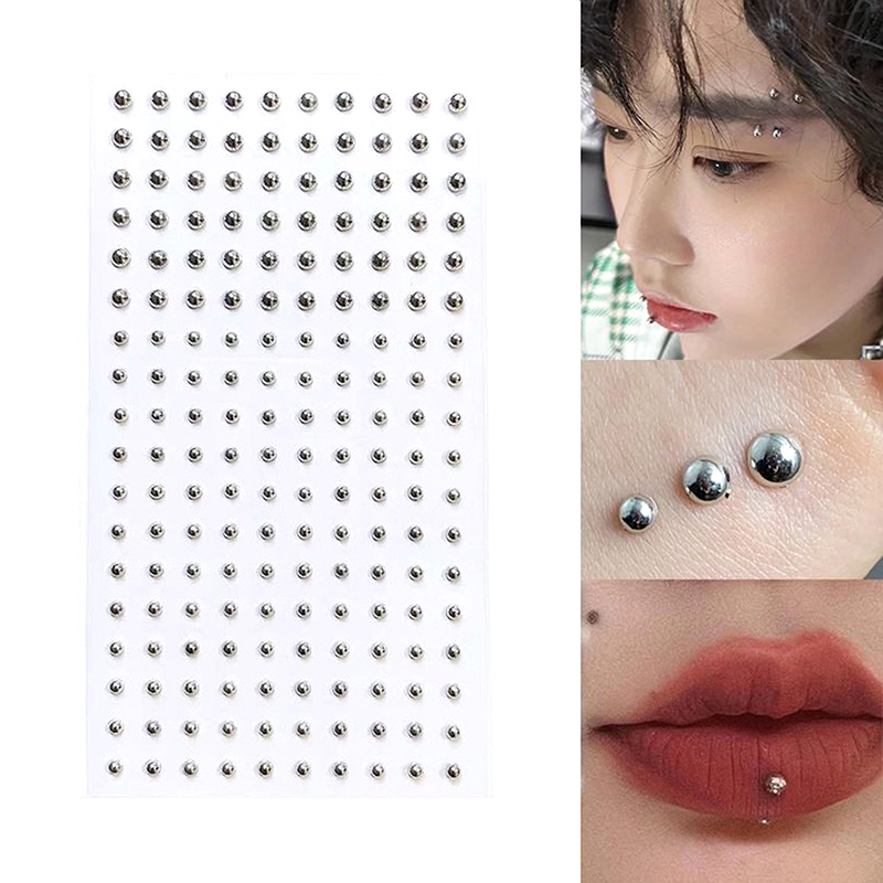 Diamond Sticker Fake Nose Stud - Body Jewelry Ear Piercing incelemesi ve fiyatı