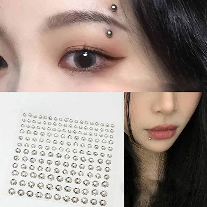 Diamond Sticker Fake Nose Stud - Body Jewelry Ear Piercing incelemesi ve fiyatı