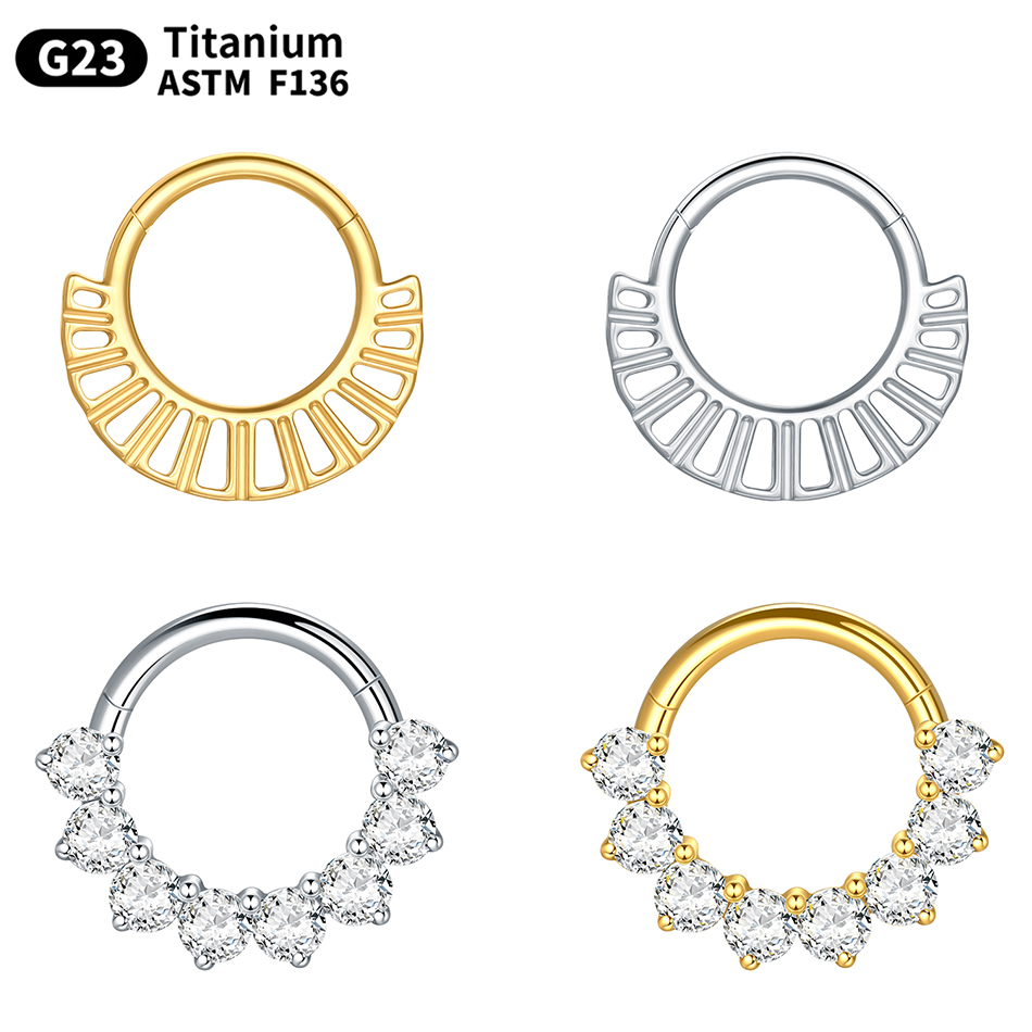1PC 16G Septum Nose Hoop Ring  - Septum Clicker Ring incelemesi ve fiyatı