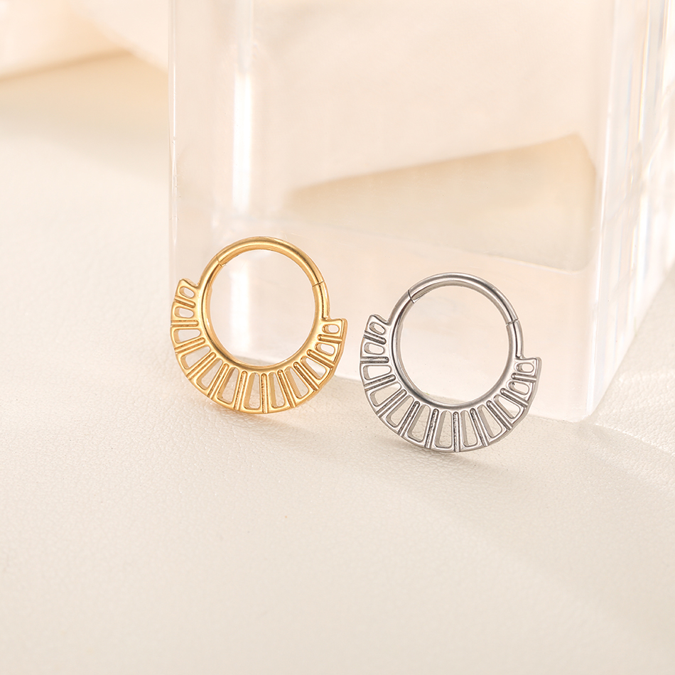 1PC 16G Septum Nose Hoop Ring  - Septum Clicker Ring incelemesi ve fiyatı