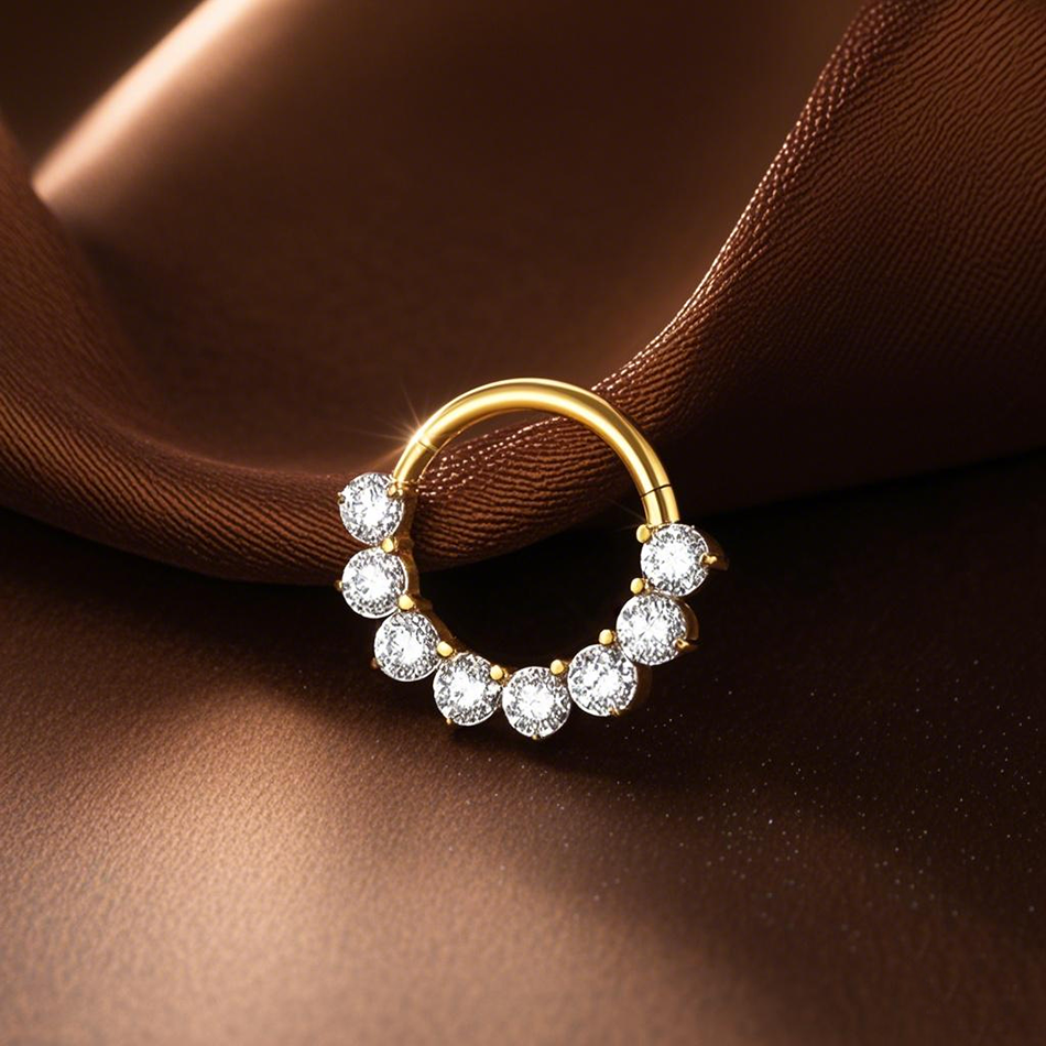 1PC 16G Septum Nose Hoop Ring  - Septum Clicker Ring incelemesi ve fiyatı