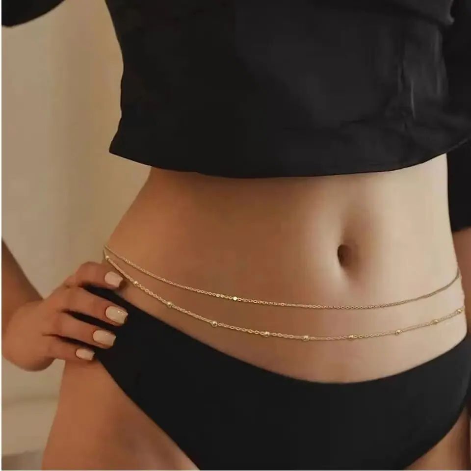 HipHop Double Layers Belly Cha - Body Jewelry Helix incelemesi ve fiyatı