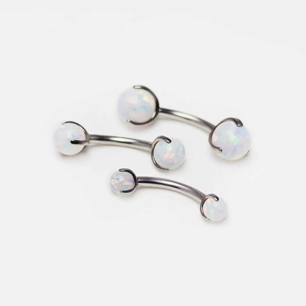 F136 Titanium Opal Eyebrow Pie - Eyebrow Curved Barbell incelemesi ve fiyatı