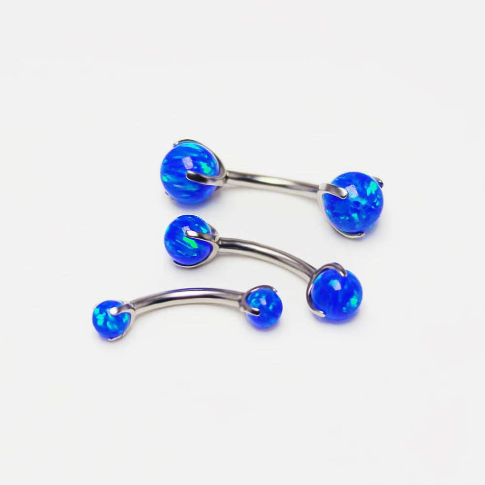 F136 Titanium Opal Eyebrow Pie - Eyebrow Curved Barbell incelemesi ve fiyatı