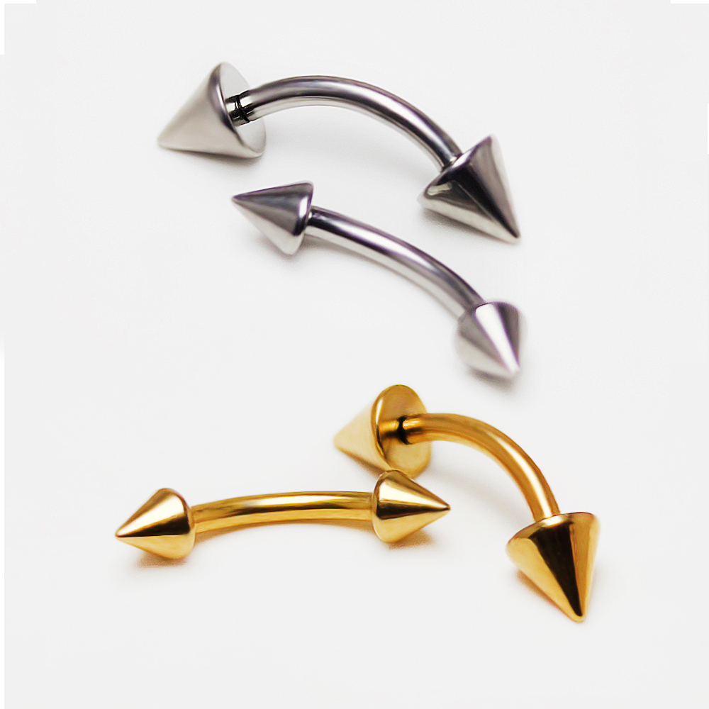 F136 Titanium Piercing 3-5mm O - Eyebrow Curved Barbell incelemesi ve fiyatı