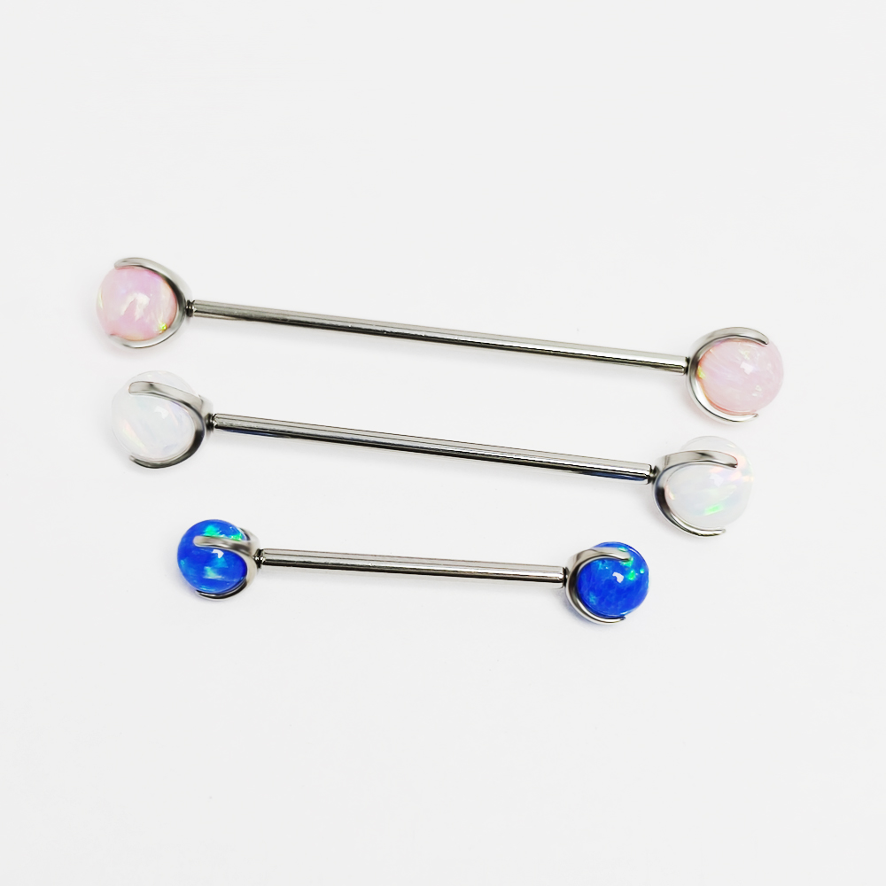 F136 Titanium Opal Milk Nail E - Eyebrow Curved Barbell incelemesi ve fiyatı