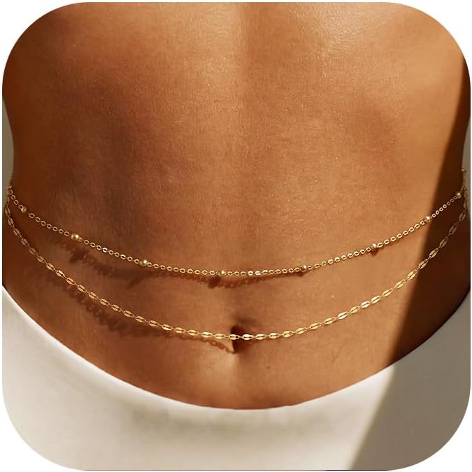 14K Gold Plated Waist Chain Wo - Body Jewelry Helix incelemesi ve fiyatı