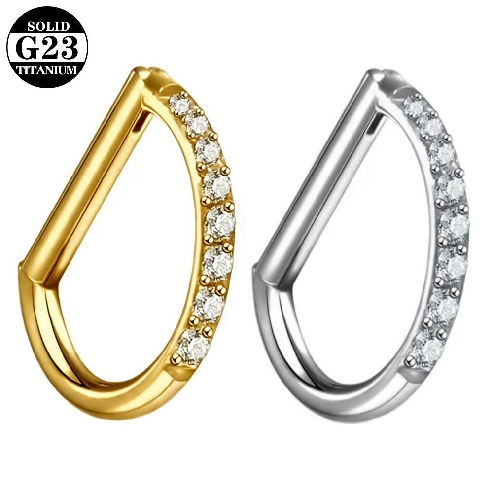 ASTM F136 Titanium Septum Ring - Septum Clicker Ring incelemesi ve fiyatı
