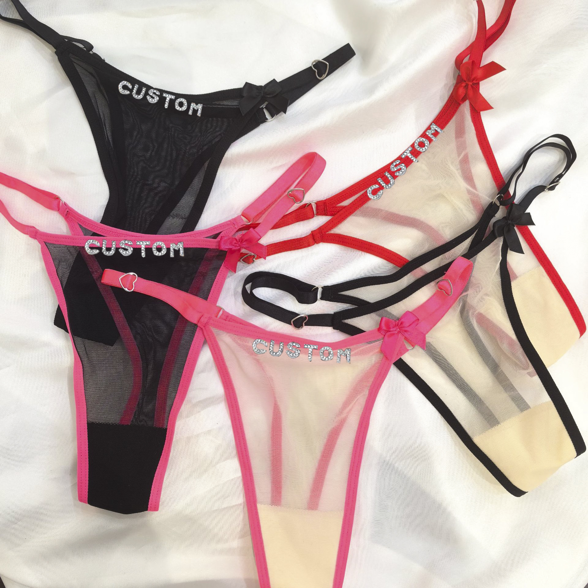 Sexy 5 Colors Tulle Panties Cu - Body Jewelry Names incelemesi ve fiyatı