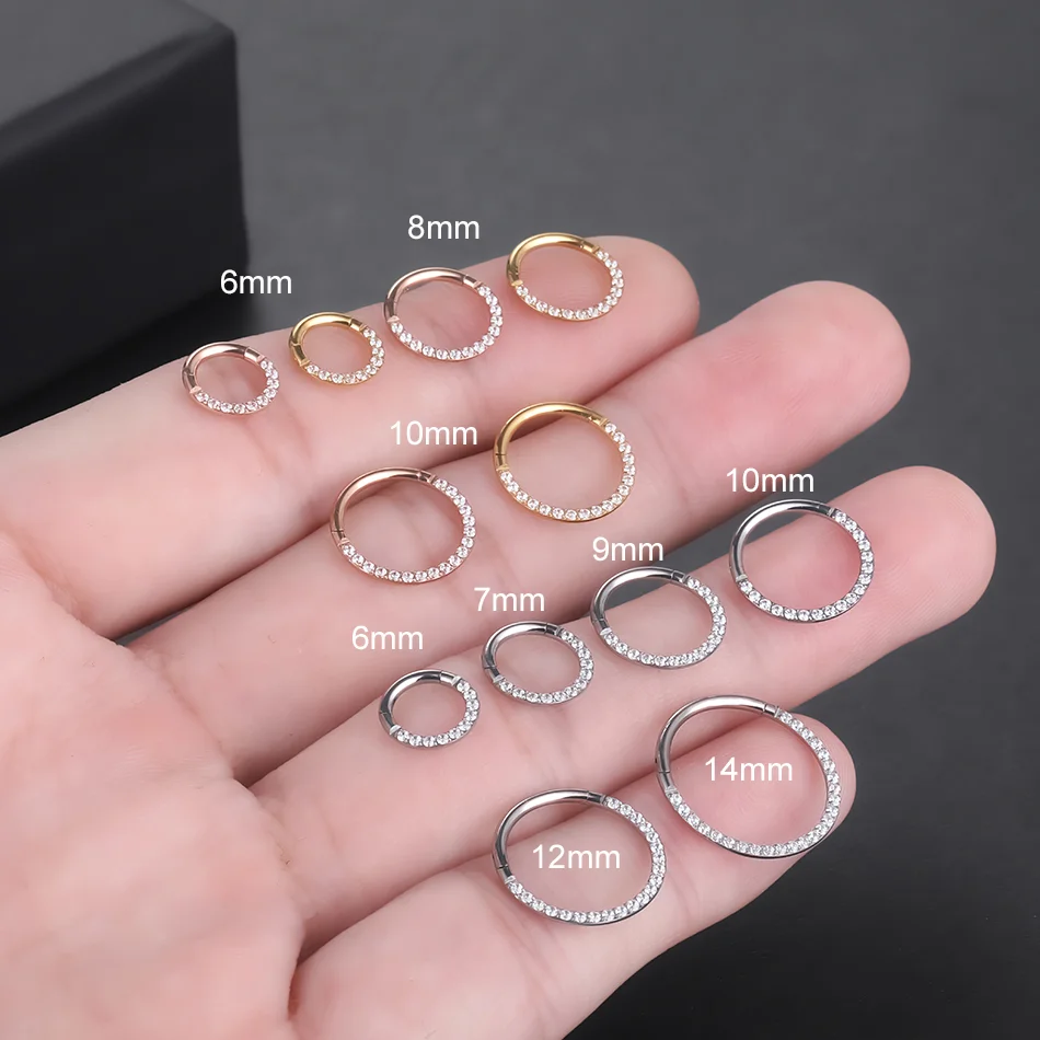 F136 Titanium Nose Piercing Hi - Septum Clicker Ring incelemesi ve fiyatı